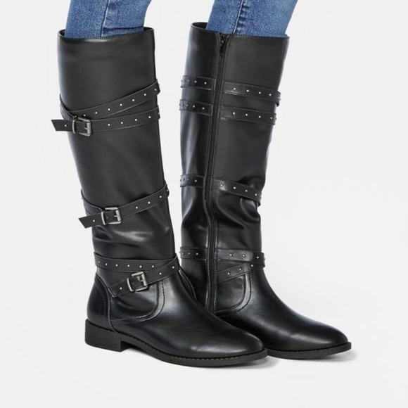 JustFab Shoes - Yara Riding Boots Size 9